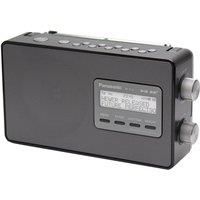 Panasonic RFD10 Portable Radio - Black DAB, DAB+, FM, HEADPHONE SOCKET