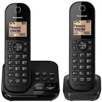 Panasonic KXTGC220ES Cordless Telephone with Answer Machine