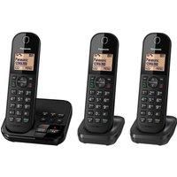 Panasonic KX-TGC423EB Triple Handsets Cordless DECT Telephone Answering Machine