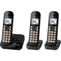 PANASONIC KXTGC463EB Cordless Phone  Triple Handsets