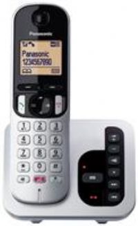 Panasonic KXTGC260ES Cordless Phone w/ Answer Machine Single