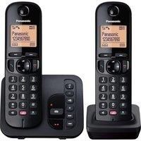 Panasonic KX-TGC262E Digital Cordless Phones: 18-min answering machine, dedicated call block button, an easy-to-read dot-matrix display and a hands-free speakerphone