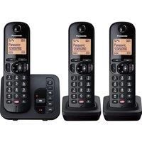 Panasonic KX-TGC263E Digital Cordless Phones: 18-min answering machine, dedicated call block button, an easy-to-read dot-matrix display and a hands-free speakerphone