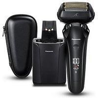 Panasonic ES-LS9A Wet & Dry 6-Blade Electric Shaver for Men - Precise Clean Shaving with Cleaning & Charging Stand