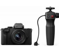 Panasonic Lumix DCG100 Compact System Camera with 1232mm IS Lens, 4K Ultra HD, 20.3MP, WiFi, Bluetooth, Live Viewfinder, 3 VariAngle Touch Screen, Black & DMWSHGR1 Tripod Grip