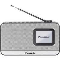 Panasonic RF-D15EG-K Portable DAB+/FM Digital Radio with Bluetooth, 2.4" TFT LCD Display, 1W 5CM Speaker, 4 Preset Buttons, Battery and AC Mains Powered, Sleep, Alarm, Clock Functions, Black.