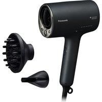 Panasonic EH-NA0J-N895 Hairdryer with Diffuser, Nanoe Moisture+ and Mineral Technology, Intelligent Heat Sensing, Styling Nozzle, Hot & Cold Alternating Mode, Black & Champagne Gold