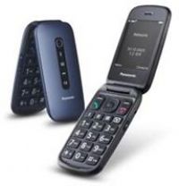 Panasonic KX-TU550 4G Essentials Clamshell Mobile Phone for Elderly, 1.2MP Camera, Senior Phone with Large 2.8" Display, 300 Hours Standby Time, Blue
