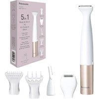 PANASONIC ES-WM31-P301 5-in-1 Body & Bikini Trimmer Kit - White, White