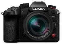 Panasonic Lumix DC-GH7LE Micro Four Thirds Mirrorless Camera with Leica DG Vario-Elmarit H-ES12060 Lens, 25.2MP, C4K/4K 4:2:2 60/50p Video, Phase Hybrid AF, Active IS, OLED Viewfinder, Black
