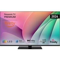 Panasonic TV-55W80AEY W80 Series 55 inch 4K Ultra HD LED Smart TV, 2024, Fire TV, Freely, Dolby Vision & Atmos, Alexa Voice Control, Airplay, Black