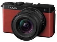 Panasonic Lumix DC-S9NE Full Frame Mirrorless S9 Open Gate Vlogging Camera in Red, 24.2MP, 6K /4K Video, 779 Point PDAF, Image Stabilisation, Free-Angle Screen, WiFi, with S-R1840E 18-40mm S lens