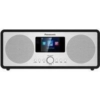 Panasonic RF-D40EGK-K Internet & DAB+/FM Radio with Bluetooth, 6W, 7.5cm Speakers, 2.4" TFT Colour LCD, Alarm & Sleep Timer, Remote Control, USB, Wi-Fi, Black