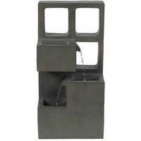 Gardenkraft Outdoor Polyresin Frames Fountain - Grey
