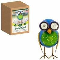 GardenKraft Metal Animal Lights / Solar Powered LEDs / Weatherproof Statues / Garden Decorations / Patio Ornaments (Owl)