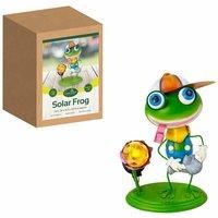 Metal Frog With Solar Lights Garden Outdoor Novelty Path Light Up Decoration