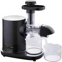 Quest 150W Slow Juicer / Cold Press Style / Masticating Juicer / Quiet <60 dB Motor / Higher Nutritional Value & Juice Yield / Accessories Included (Black)