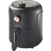 Quest 33870 2.3L Small Air Fryer/Manual Dial Controls/Non-Stick Detachable Food Basket / 60 Minute Timer/Cool Touch/Auto-Shut Off & Overheat Protection / 1000W