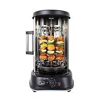 Quest 34020 Electric Rotisserie Grill for Kebabs, Skewers and Roasts, 1500 W