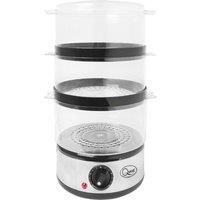 Food Steamer Electric 3 Tier Cooker Vegetable Fish Stainless Steel Timer