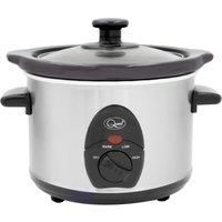 Quest 35260 1.5L 120W Stainless Steel Slow Cooker - Silver