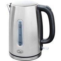 Quest 35349 Rapid Boil Full Stainless Steel Kettle 1.7L | 3000W | Cord Storage | Anti-Limescale Filter | Easy Clean