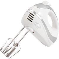 Quest 5 Speed White Food Electric Whisk Hand Mixer Blender Beater Dough Hooks