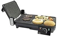Quest Non-Stick Grills / Cook Meat, Fish, Veg and Paninis / Floating Hinged Lids