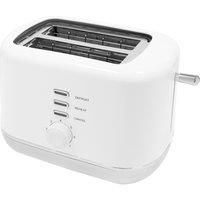 Quest 1.5L Fast Boil Kettles with Spout Filter and Water Level Indicator / 2 Slice Toasters with Auto-Centring and Variable Browning / 2 Colours (White and Silver, 2 Slice Toaster)
