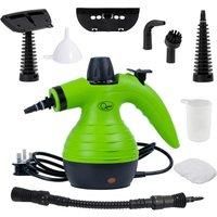 Quest 4198 Steam Cleaner, 0.25 Litre, SANITIZER 1000 W, 3 Bar, Green