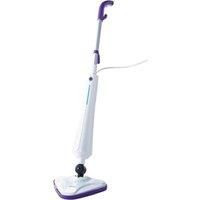 Quest 41989 Electric Steam Mop / 180° Triangular Swivel Head / 350ml Tank Capacity/Microfibre Mop Head/Works on Hard Floors/Chemical Free / 1300W