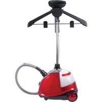 Quest 42320 Upright Garment and Fabric Steamer, 1800 Watt, Plastic, W, Red