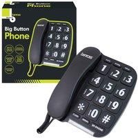 Benross Jumbo Big Button Home Telephone - Black