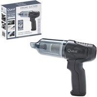 Quest Handheld Car Vacuum & Blower with 6 Attachments / 12000Pa High Power Suction/HEPA Nano Filter/Compact Cordless Design/USB Charging/Inflate Airbeds