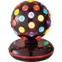 New Global Gizmos Rotating 5-inch Disco Ball Light, Multi-Coloured Bright LED !