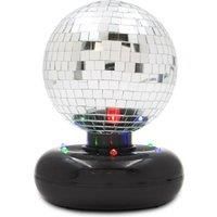 Global Gizmos 45869 Mini Disco Ball/Light-Up Mirror Ball/Efficient LED Lights / 5-Inch Diameter/USB Powered/Perfect for Tabletops, Kids Parties & More