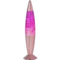 Purple Glitter Lamp  16 Inches