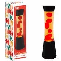 Global Gizmos 16" Lava Lamp Tower - Orange Liquid, Red Wax