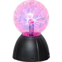 Global Gizmos 48929 5 Inch Mega Plasma Ball/Touch & Sound Activated/Multi-Coloured Lightning Display/Orb Night Light/USB Powered