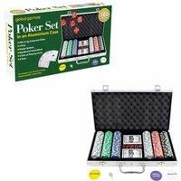 Global Gizmos 300pc Poker Set In Aluminium Case - 11.5g Chips