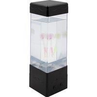 Global Gizmos Square Aquarium Jellyfish Lamp with Colour Changing LEDs