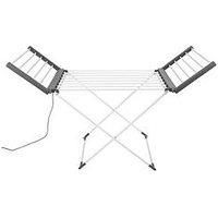 BLACK+DECKER BXAR0001GB Deluxe Electric Laundry Airer, 18 Bars and 2 Heated Wings, 11.5M Space, 10kg Drying Capacity, 74 x 50 x 94cm