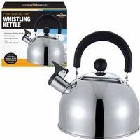 1L Aluminium Whistling Kettle Hob Camping Fishing Coffee Tea Pot