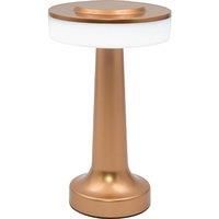 Global Gizmos 66339 LED Table Lamp/Battery Operated Bedside Lamp/Touch Operated Dimming/Warm White Light Colour / 20 x 12cm