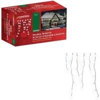 Icicle LED Christmas String Lights / Various Sizes and Colours / 8 Light Modes
