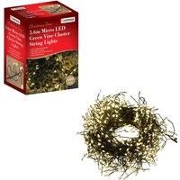 The Christmas Workshop Micro LED Cluster String Lights / Fairy Lights with Timer