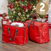 Christmas Workshop 2pk Christmas Decoration Storage Bag