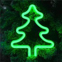 Christmas Workshop Christmas Tree LED Neon Hanging Sign Light