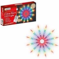 The Christmas Workshop 73689 Colour Changing Smart Lights / 12 LED Strips/Remote Controlled/Easy Self-Adhesive Installation/USB Powered