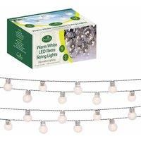 Benross 50pc Warm White LED Indoor/Outdoor Display String Rope Light